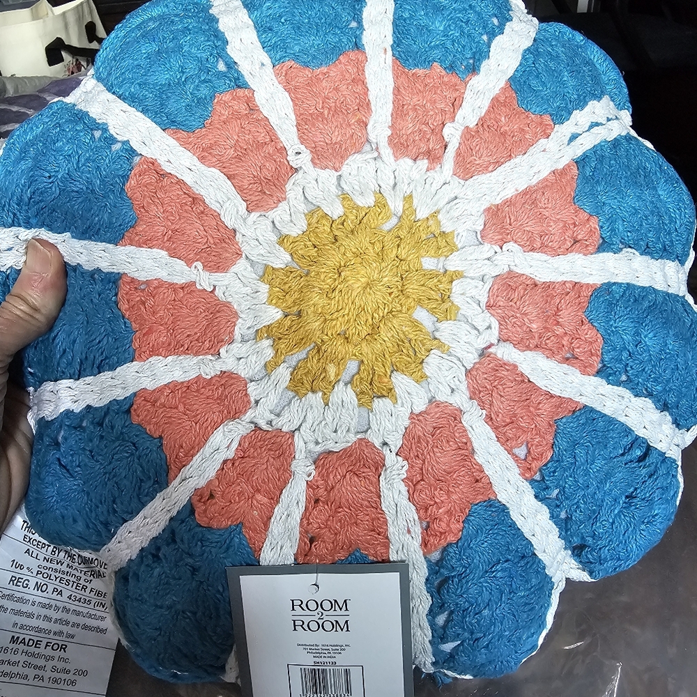 Room to Room Floral Accent Pillow NWT 13in 5 available